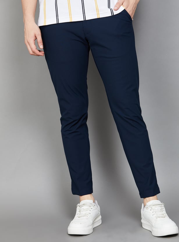 LP SPORT Solid Regular Trousers