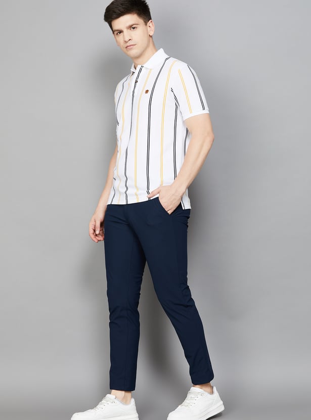 LP SPORT Solid Regular Trousers