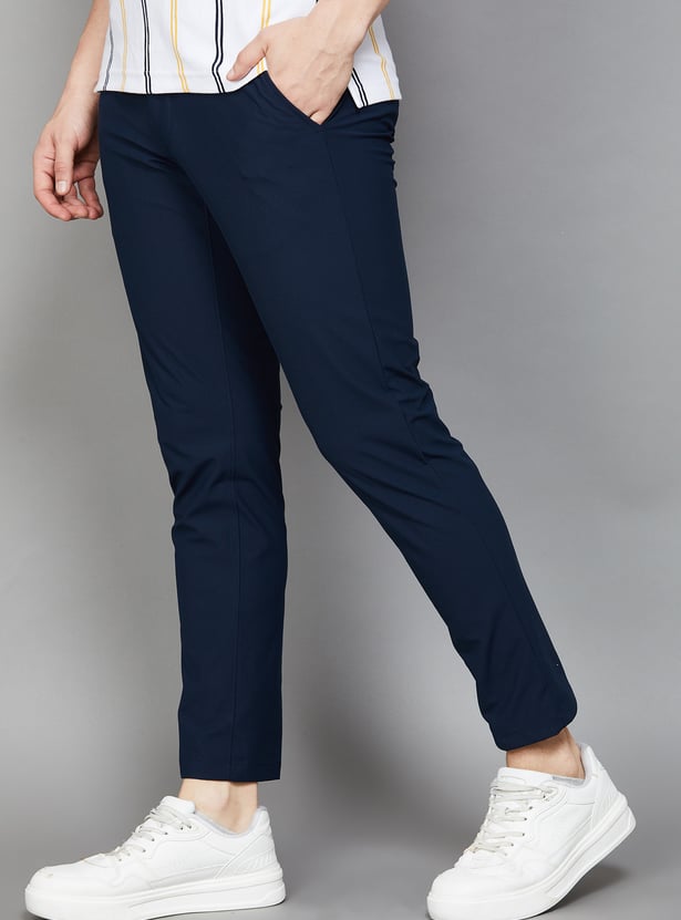 LP SPORT Solid Regular Trousers