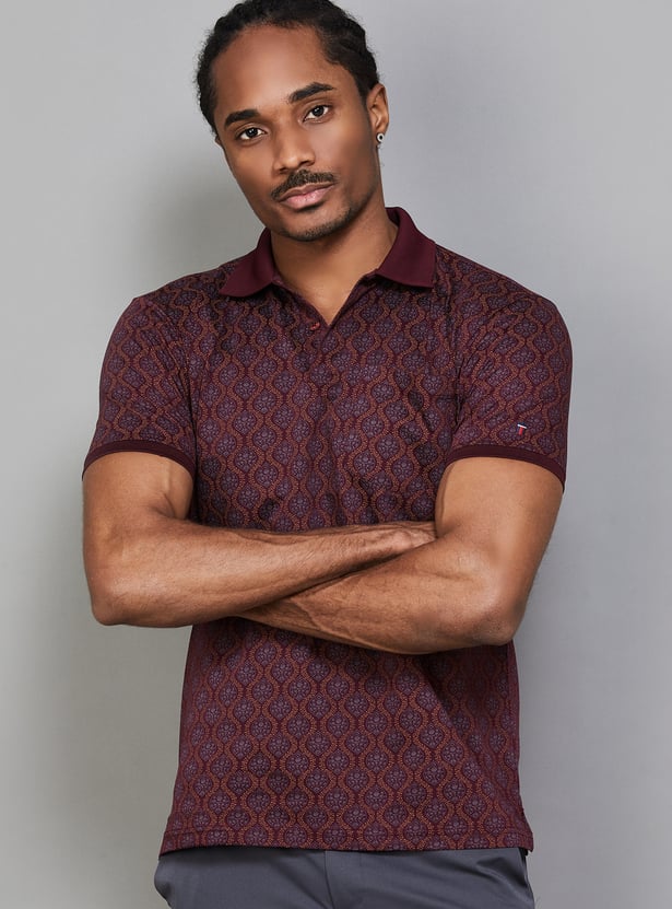 LP SPORT Printed Polo T-shirt