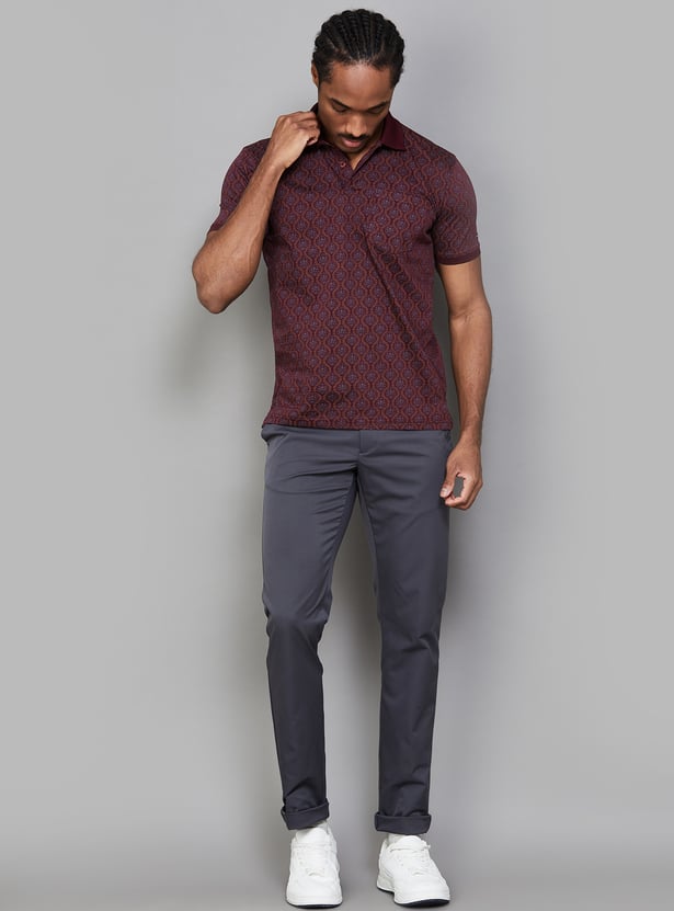 LP SPORT Printed Polo T-shirt
