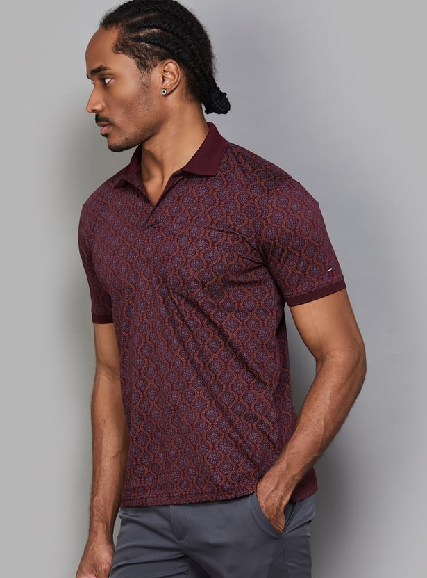 LP SPORT Printed Polo T-shirt