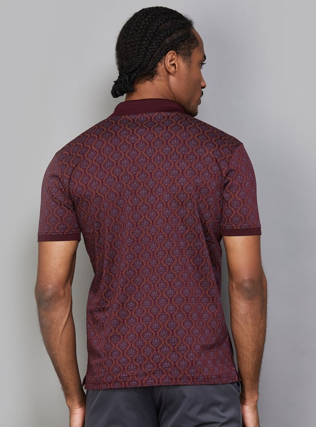 LP SPORT Printed Polo T-shirt
