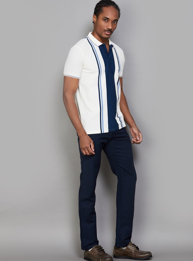 LP SPORT Striped Polo T-shirt