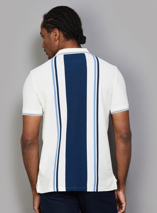 LP SPORT Striped Polo T-shirt