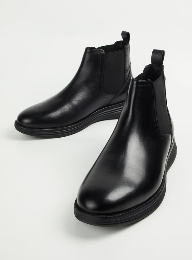 LEE COOPER Leather Chelsea Boots