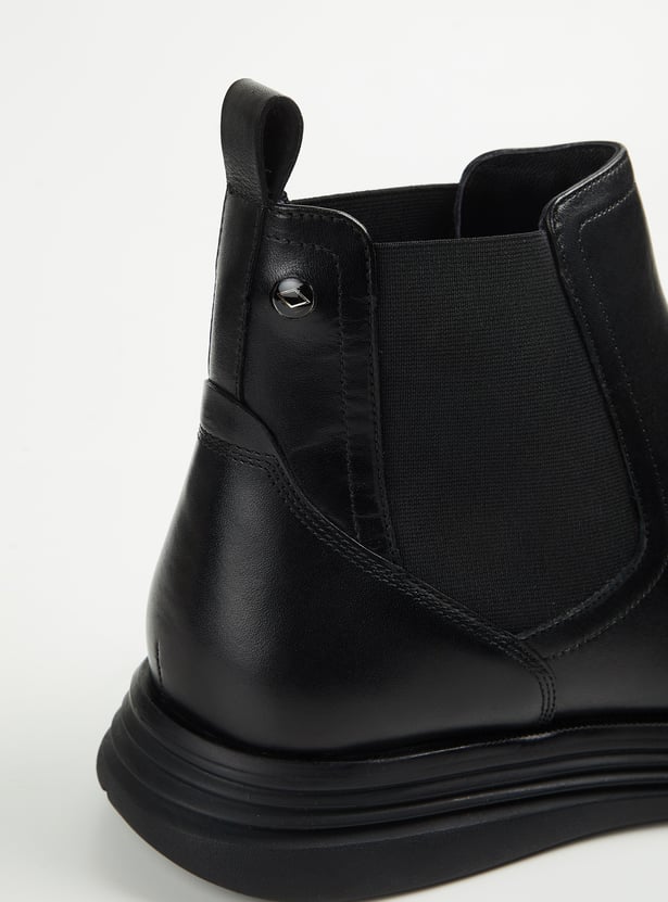 LEE COOPER Leather Chelsea Boots