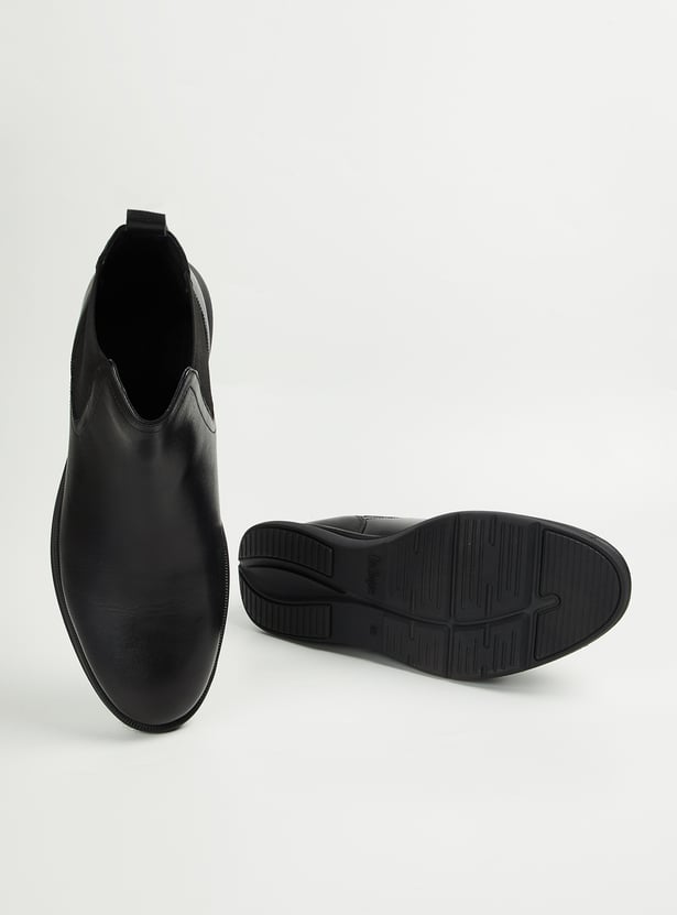 LEE COOPER Leather Chelsea Boots