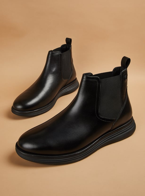 LEE COOPER Leather Chelsea Boots