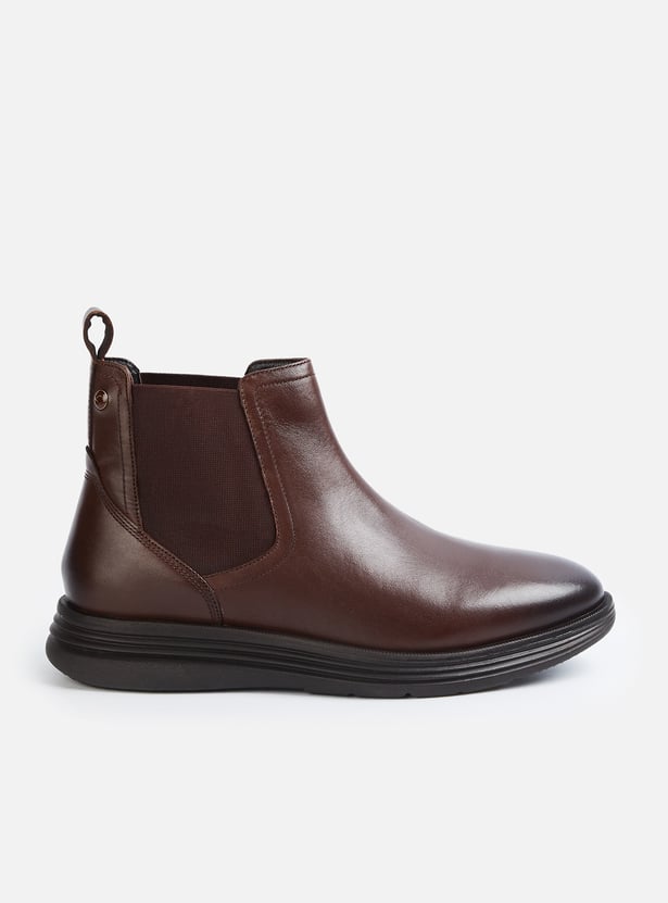 LEE COOPER Leather Chelsea Boots