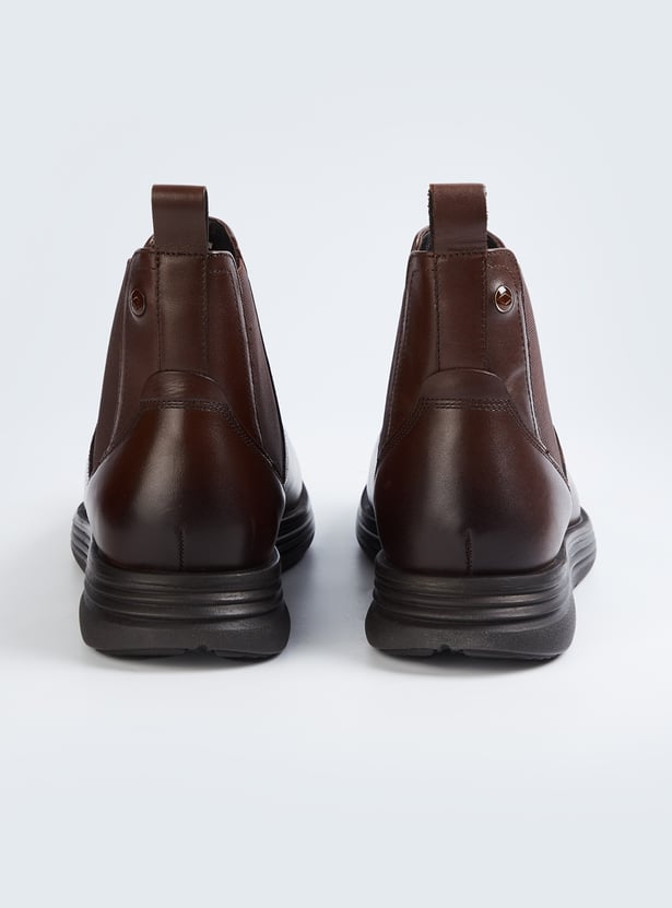LEE COOPER Leather Chelsea Boots