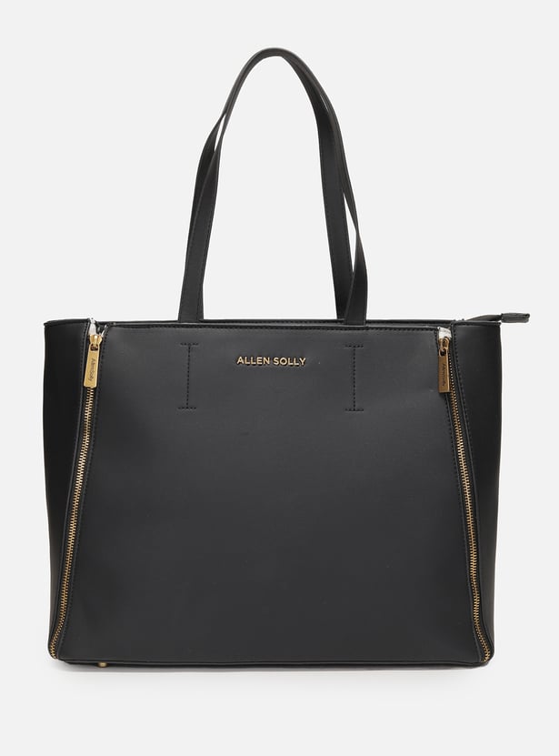ALLEN SOLLY Solid Laptop Bag
