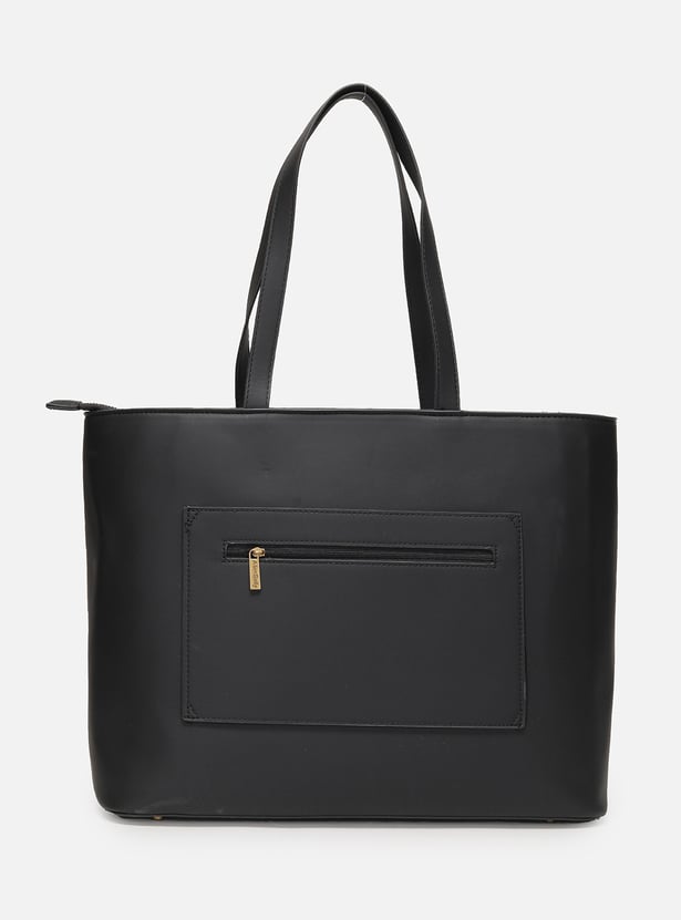 ALLEN SOLLY Solid Laptop Bag