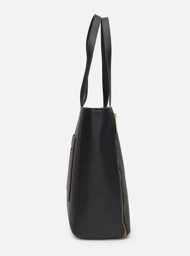 ALLEN SOLLY Solid Laptop Bag