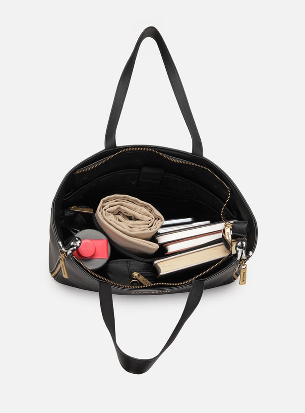 ALLEN SOLLY Solid Laptop Bag