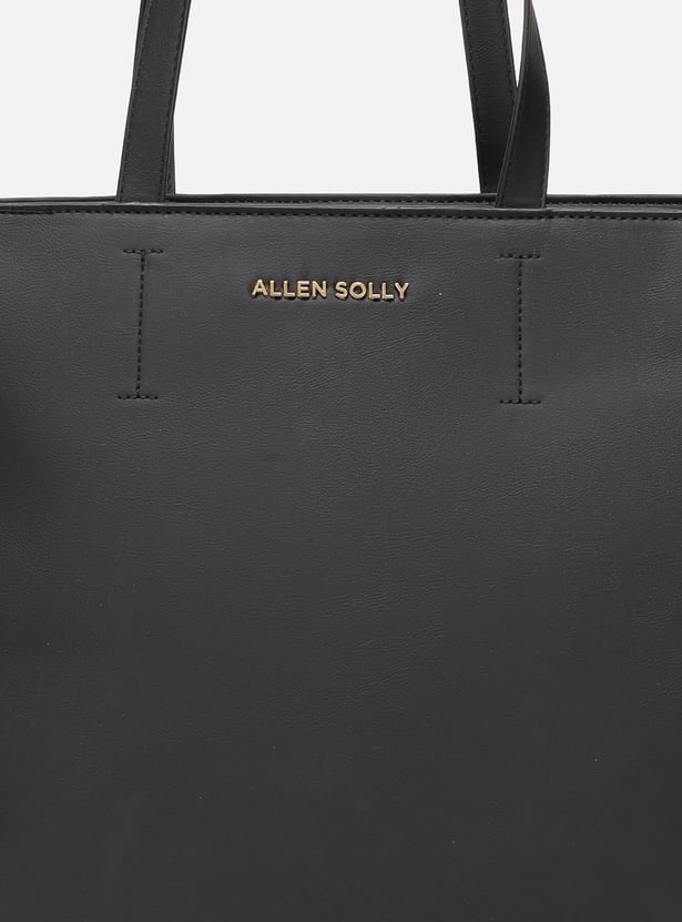 ALLEN SOLLY Solid Laptop Bag