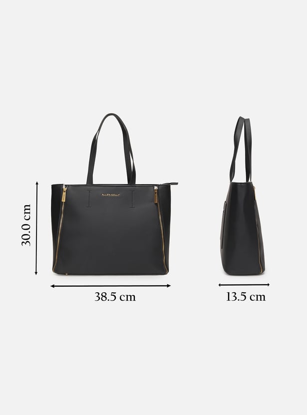 ALLEN SOLLY Solid Laptop Bag
