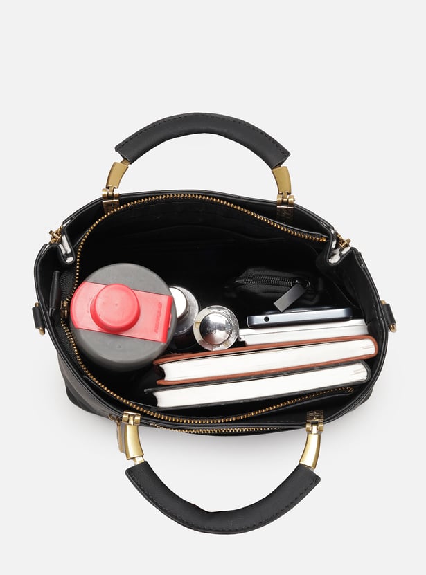 ALLEN SOLLY Solid Handheld Bag