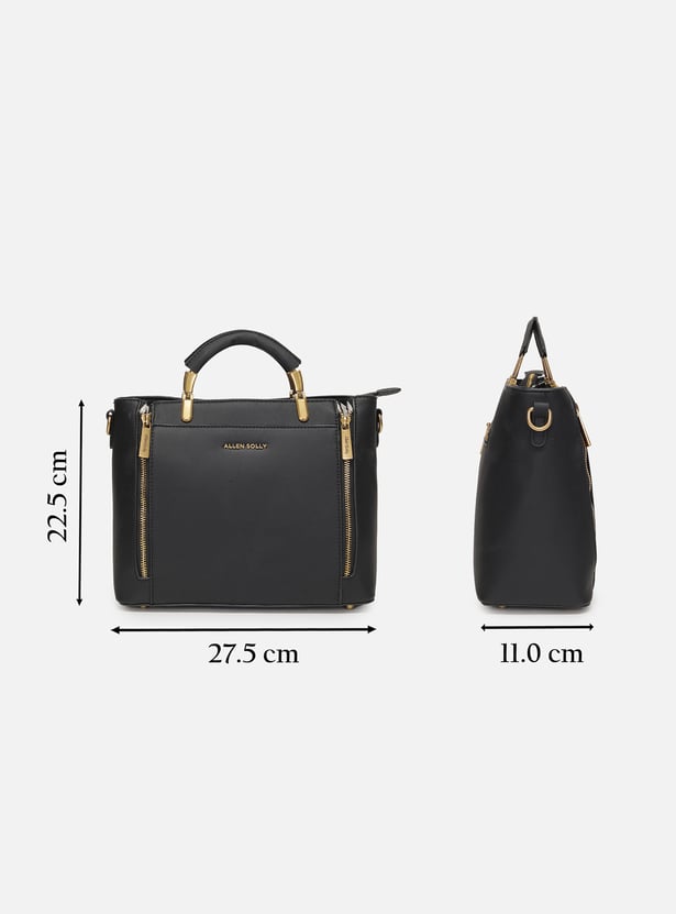 ALLEN SOLLY Solid Handheld Bag