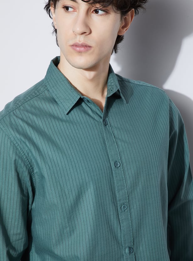DENIMIZE Striped Smart Fit Shirt