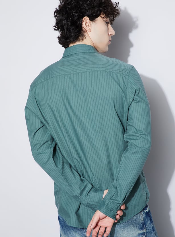 DENIMIZE Striped Smart Fit Shirt