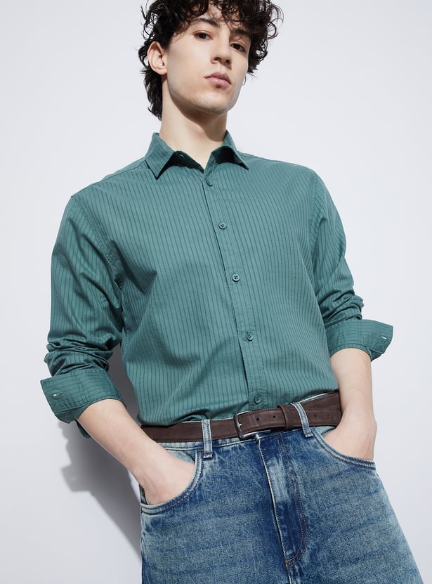 DENIMIZE Striped Smart Fit Shirt