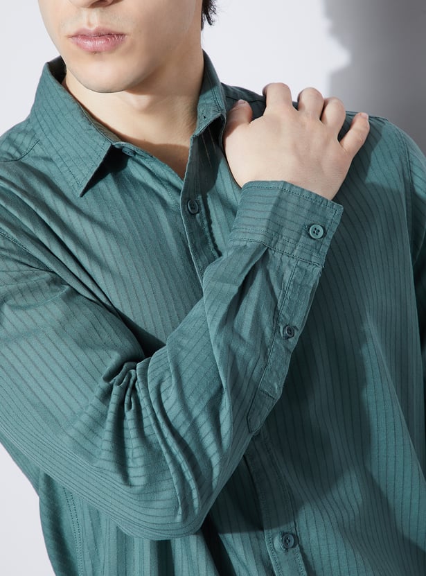 DENIMIZE Striped Smart Fit Shirt