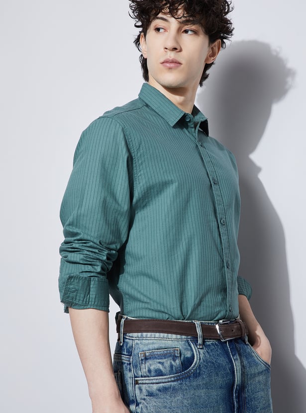 DENIMIZE Striped Smart Fit Shirt