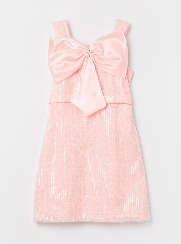 PEPPERMINT Girls Sequinned A-line Dress