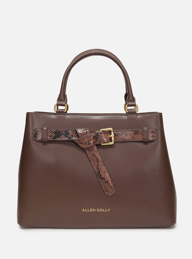 ALLEN SOLLY Solid Handheld Bag