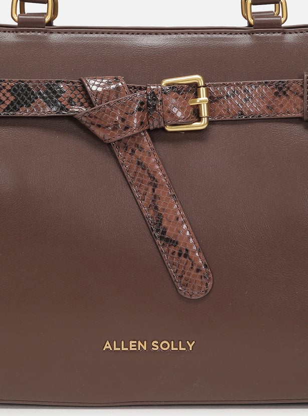 ALLEN SOLLY Solid Handheld Bag
