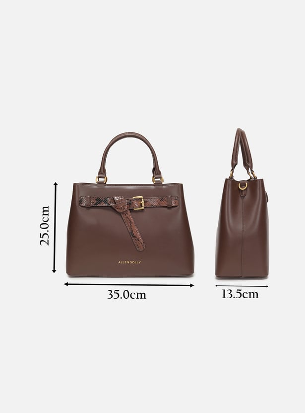 ALLEN SOLLY Solid Handheld Bag
