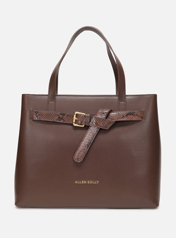 Allen Solly Embossed Laptop Bag