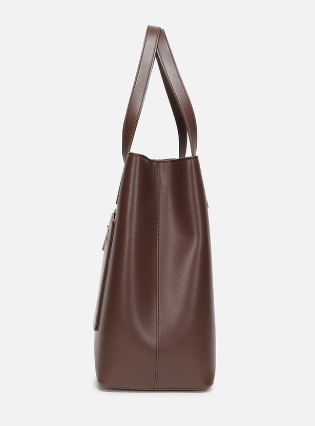 Allen Solly Embossed Laptop Bag