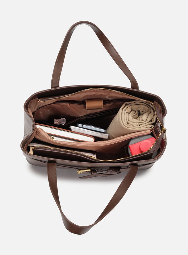 Allen Solly Embossed Laptop Bag