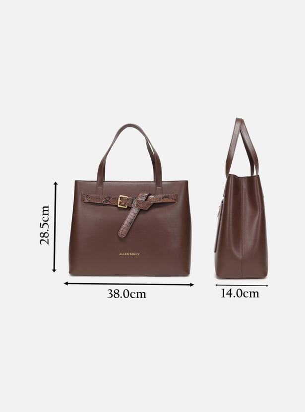 Allen Solly Embossed Laptop Bag