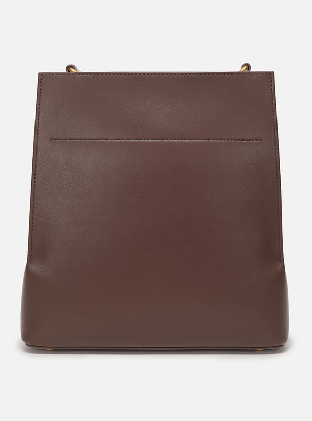 ALLEN SOLLY Textured Shoulder Bag