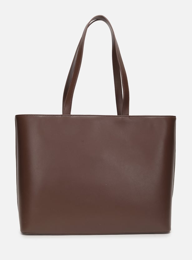 ALLEN SOLLY Solid Laptop Bag