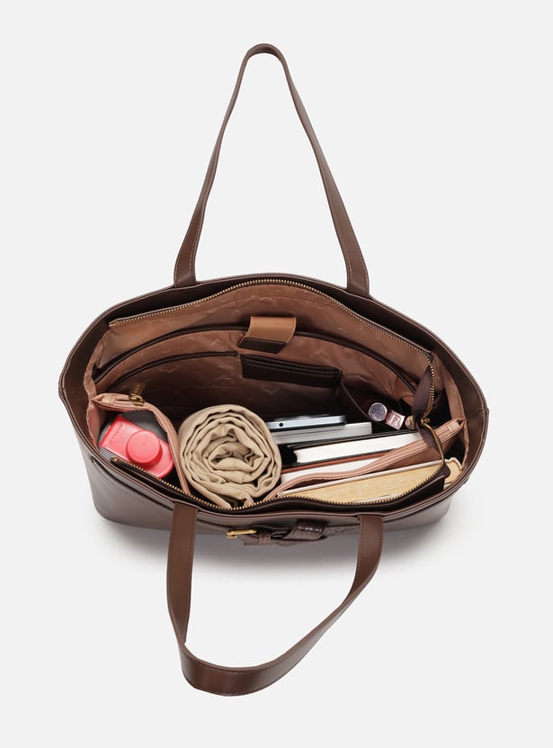 ALLEN SOLLY Solid Laptop Bag