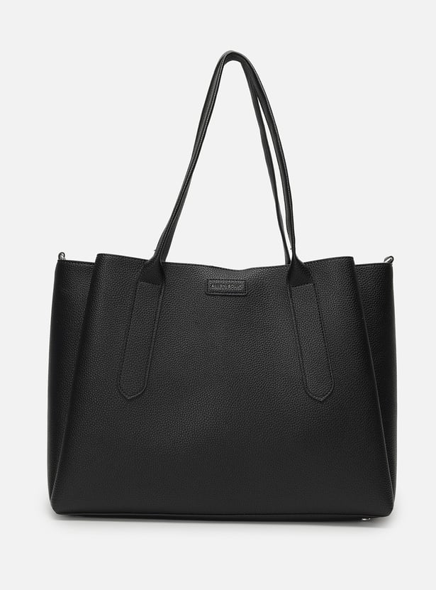 ALLEN SOLLY Solid Laptop Bag
