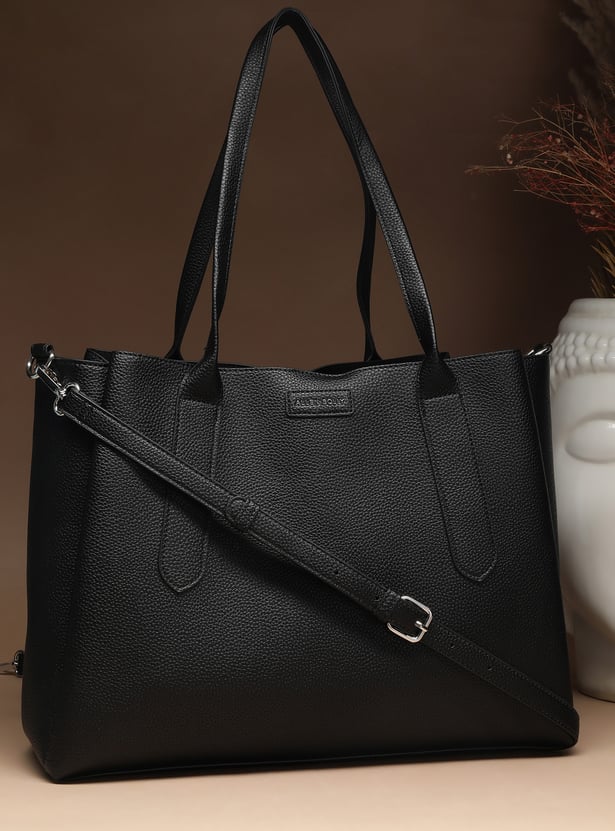 ALLEN SOLLY Solid Laptop Bag