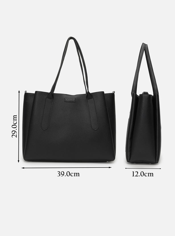 ALLEN SOLLY Solid Laptop Bag