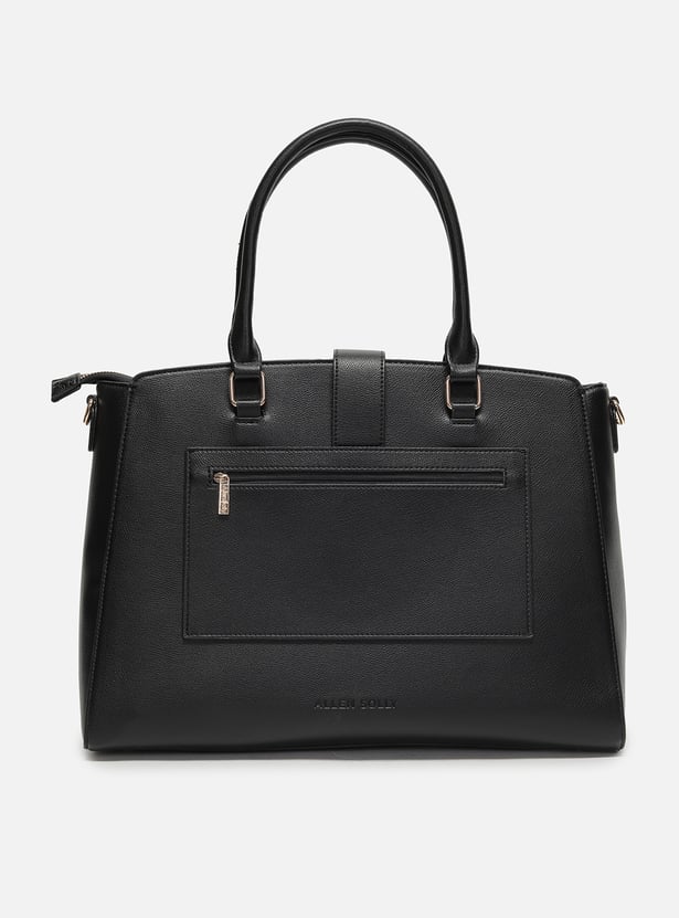 ALLEN SOLLY Solid Laptop Bag