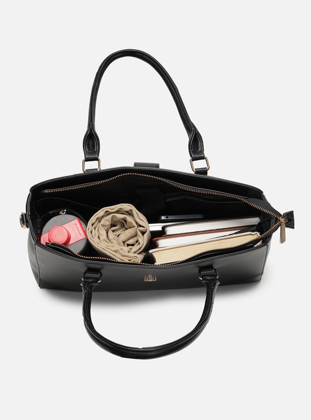 ALLEN SOLLY Solid Laptop Bag