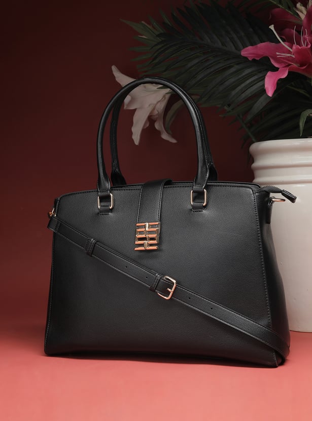 ALLEN SOLLY Solid Laptop Bag