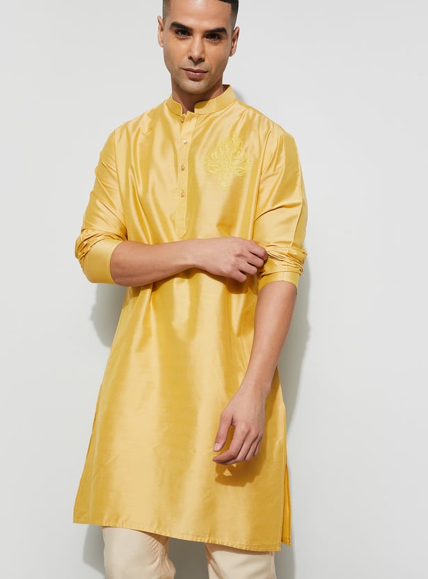 MELANGE Embroidered Knee Length Kurta