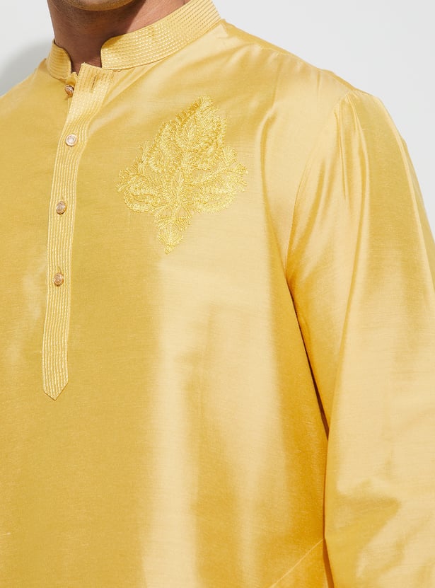 MELANGE Embroidered Knee Length Kurta