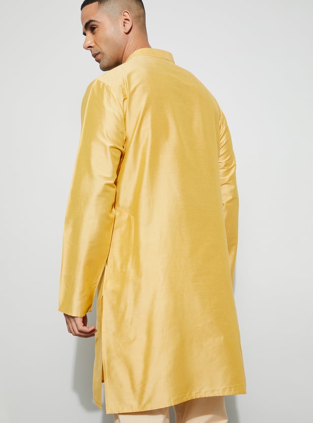 MELANGE Embroidered Knee Length Kurta