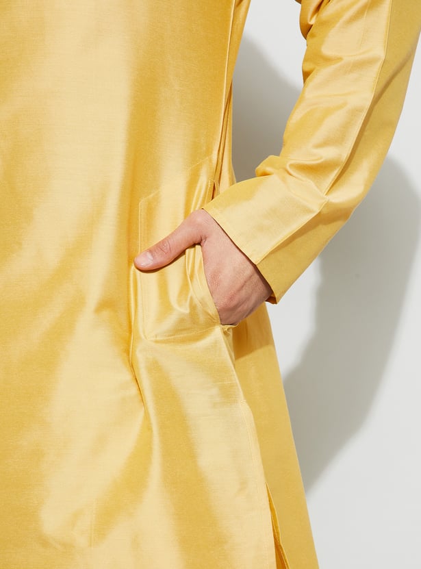 MELANGE Embroidered Knee Length Kurta