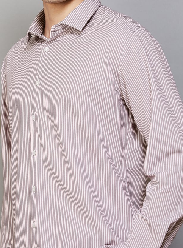 VAN HEUSEN Striped Slim Fit Formal Shirt